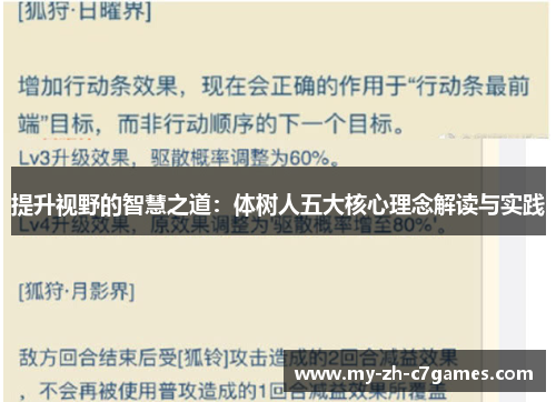 提升视野的智慧之道：体树人五大核心理念解读与实践