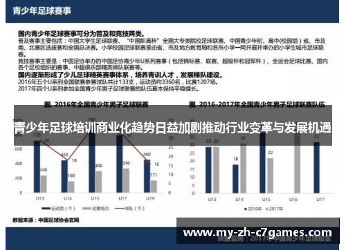 青少年足球培训商业化趋势日益加剧推动行业变革与发展机遇